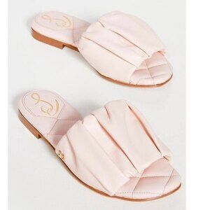 Sam Edelman Briar Slide Leather Sandal on Pale Pink 8 NWOB